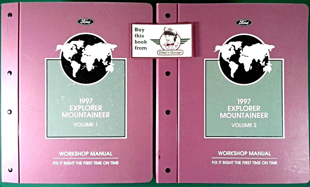1997 Ford Explorer and Mercury Mountaineer Original OEM Factory Shop Service Workshop Manual 2 Vol Set