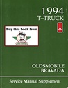 1994 Oldsmobile Bravada OEM Shop Service Repair Maintenance Manual Supplement