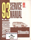 1993 Oldsmobile Silhouette OEM Shop Service Repair Maintenance Manual