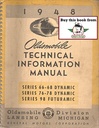 1946-1948 Oldsmobile 66-68 76-78 98 Full Line Factory OEM Shop Service Repair Manual