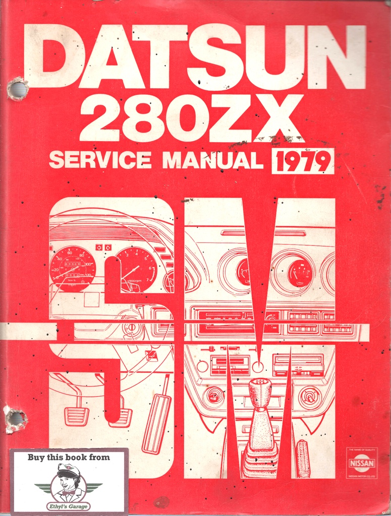 1979 Datsun/Nissan 280ZX Shop Repair Service Manual
