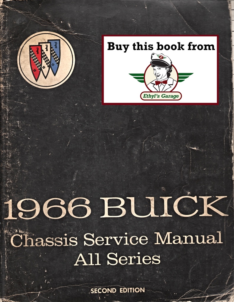 1966 Buick Factory Repair Maintenance Shop Chassis Service Manual Wildcat Skylark Special Riviera LeSabre Electra
