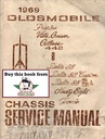 1969 Oldsmobile Factory OEM Chassis Shop Service Repair Manual 442 Cutlass Supreme Toronado Delta 88 98 Vista Cruiser F-85