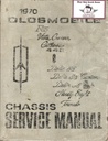 1970 Oldsmobile Factory OEM Chassis Shop Service Repair Manual--442, Cutlass, Vista Cruiser, Delta 88, Ninety-Eight, Toronado