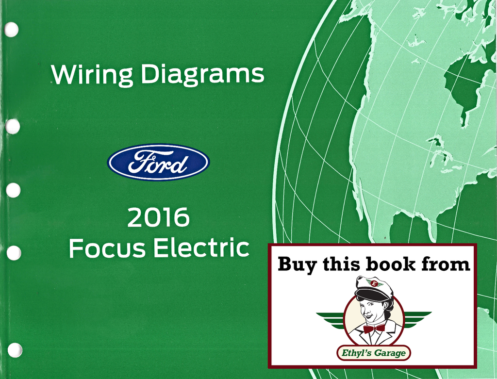 2016 Ford Focus Electric Electrical Wiring Diagrams Manual