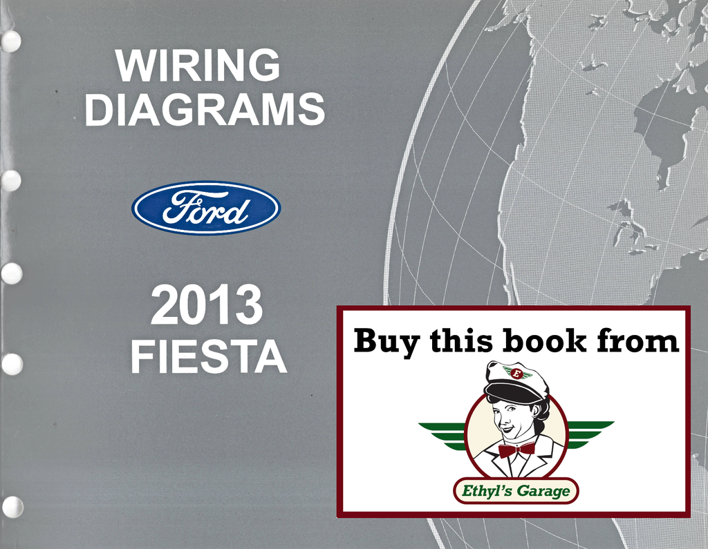 2013 Ford Fiesta Electrical Wiring Diagrams Shop Service Repair Manual
