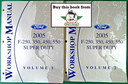 2005 Ford F-Super Duty F-250, F-350, F-450, F-550 Original OEM Factory Shop Repair Service Workshop Manual Complete 2 Vol. Set