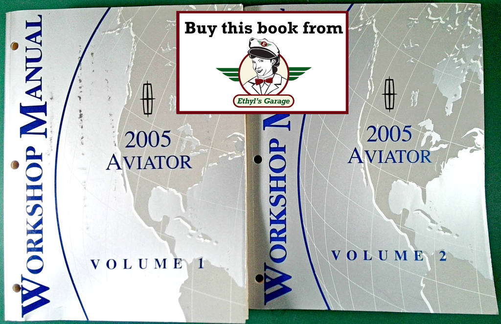 2005 Ford Lincoln Aviator Original OEM Factory Shop Service Workshop Manual Set