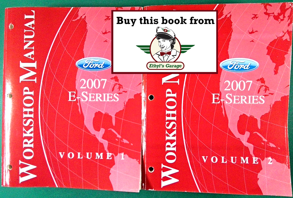 2007 Ford E-Series Van Econoline Original OEM Factory Shop Service Workshop Manual Set