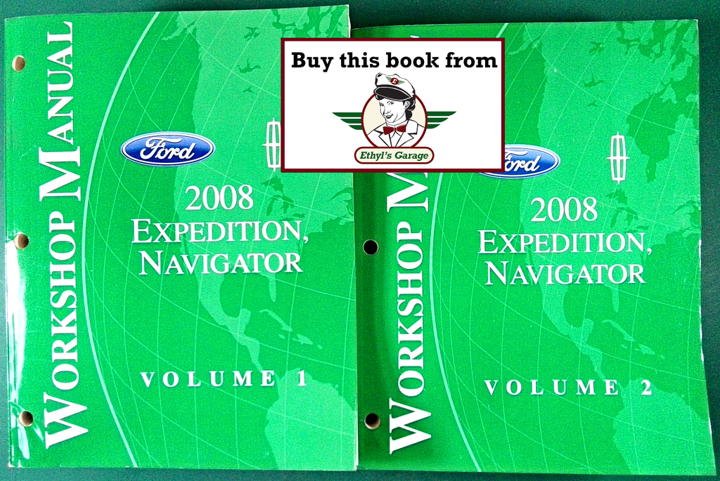 2008 Ford Expedition & Lincoln Navigator Original OEM Factory Shop Service Workshop Manual Set