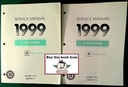 1999 Buick Park Avenue C Platform OEM Shop Service Repair Manual 2 Vol Set