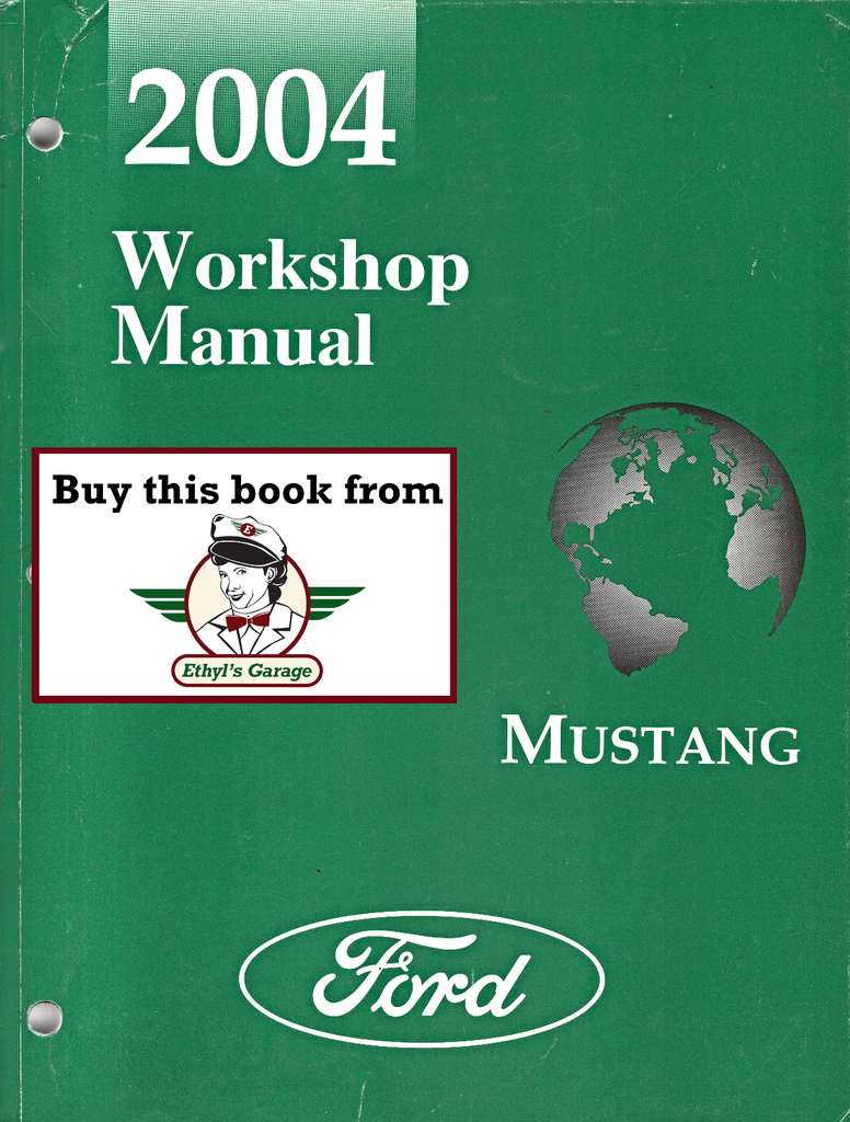 2004 Ford Mustang Workshop Service Manual