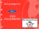 2015 Ford Focus Electric Electrical Wiring Diagrams Manual