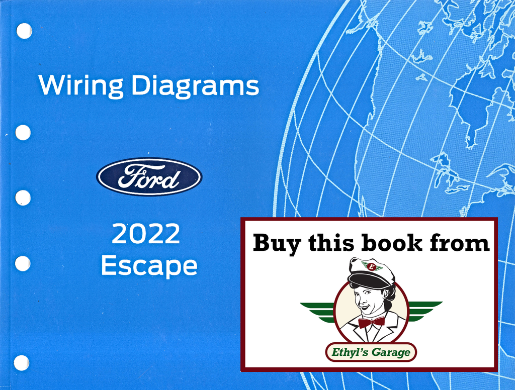 2022 Ford Escape Electrical Wiring Diagrams Manual