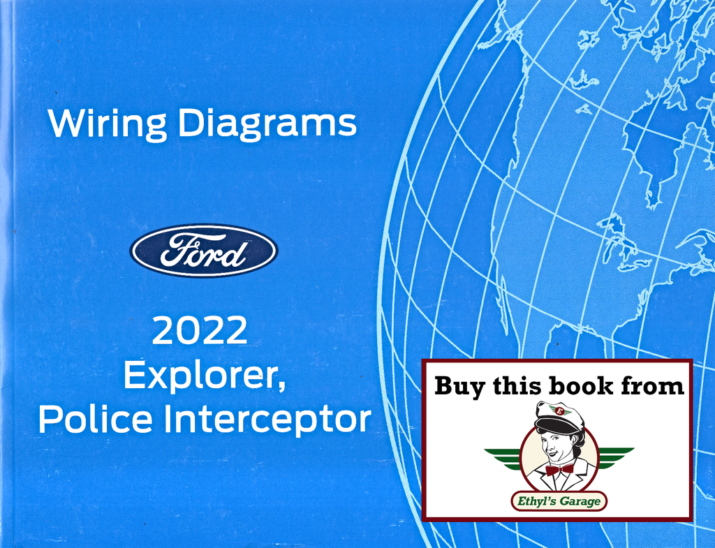 2022 Ford Explorer, Police Interceptor Electrical Wiring Diagrams Manual