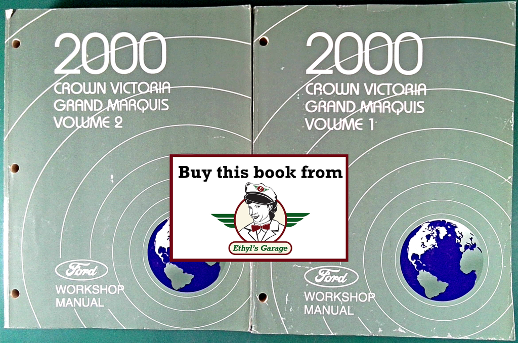 2000 Ford Crown Victoria, Mercury Grand Marquis Factory Service Manual Set