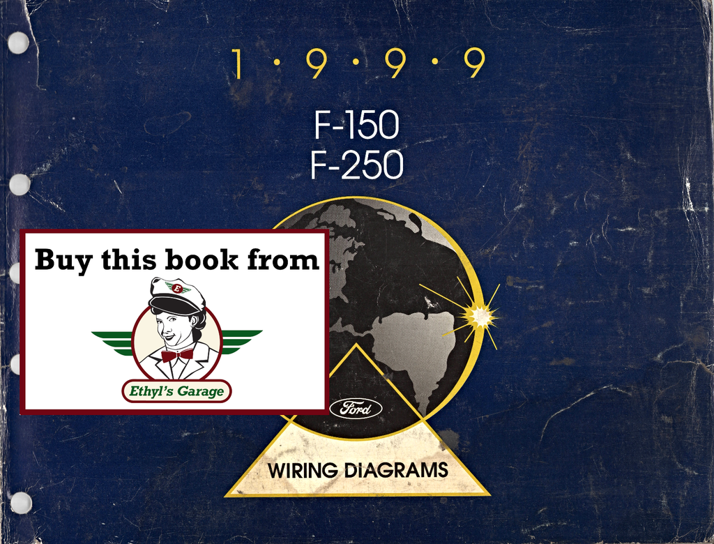 1999 Ford F-150, F-250 Factory Electrical Wiring Diagrams Manual