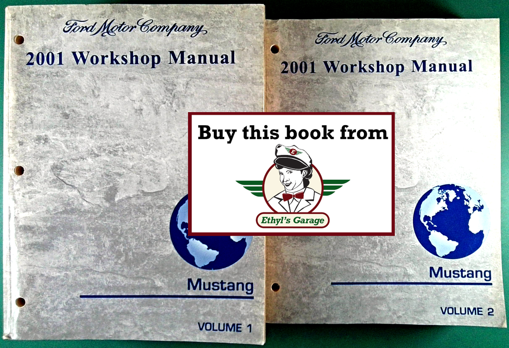 2001 Ford Mustang Factory Workshop Service Manual Set