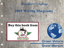 2001 Ford Crown Victoria & Mercury Grand Marquis Factory Electrical Wiring Diagrams Manual