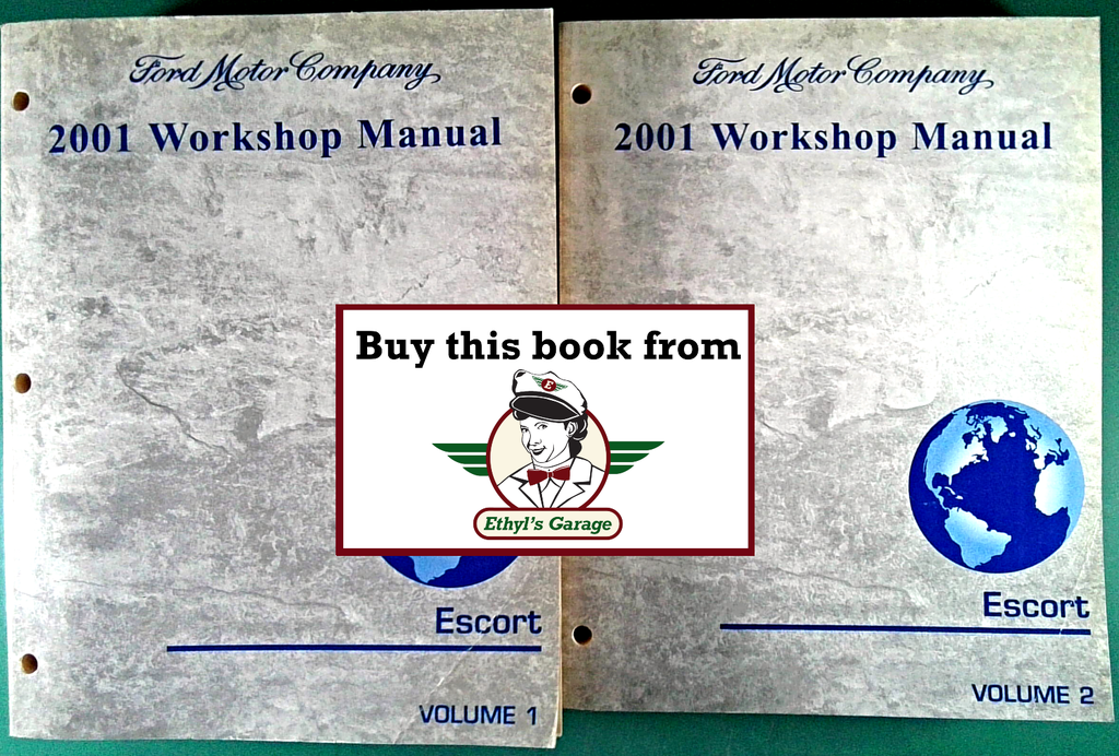 2001 Ford Escort Factory Workshop Service Manual Set