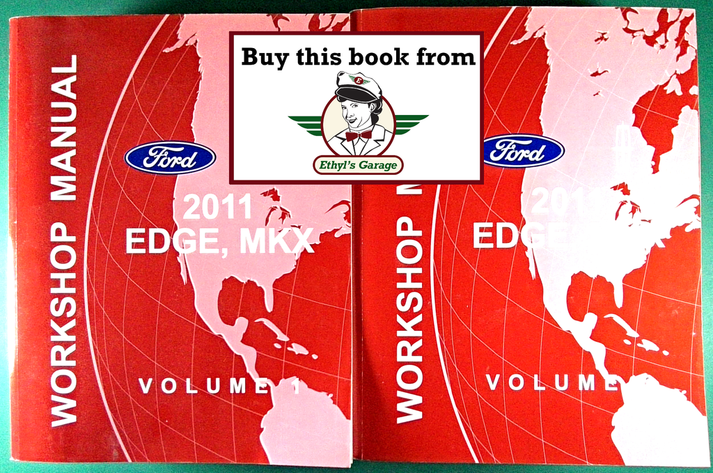 2011 Ford Edge, Lincoln MKX Factory Workshop Service Manual Set