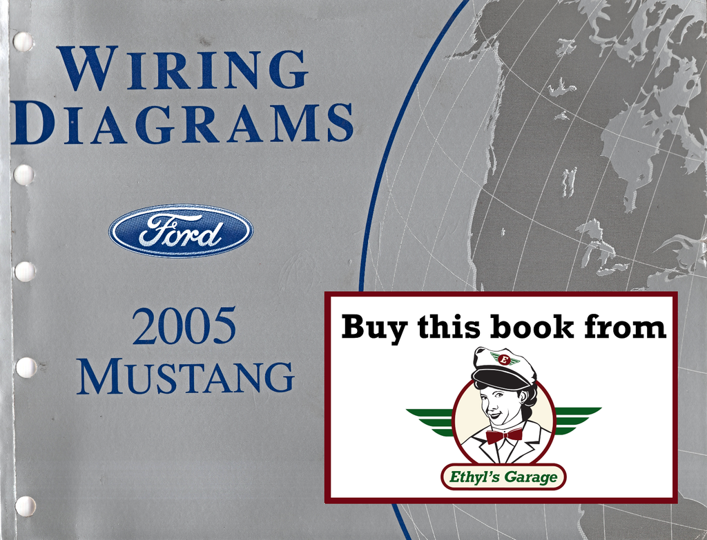 2005 Ford Mustang Factory Electrical Wiring Diagrams Manual