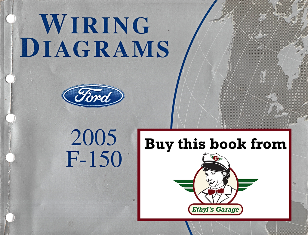 2005 Ford F-150 Factory Electrical Wiring Diagrams Manual