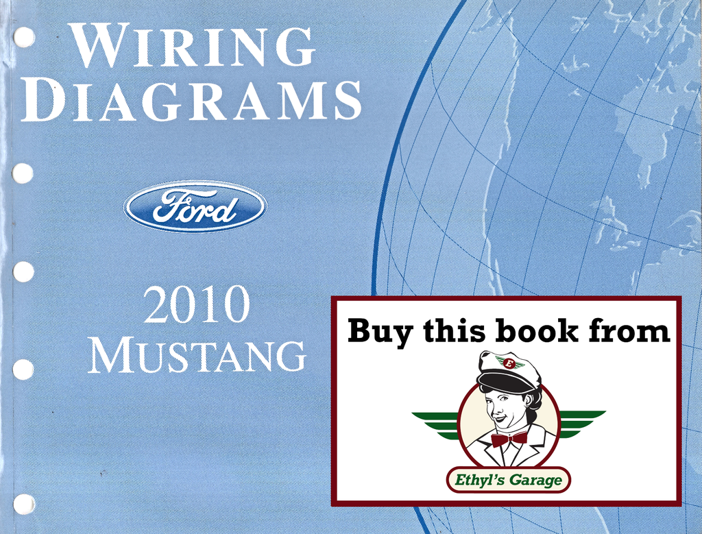 2010 Ford Mustang Factory Electrical Wiring Diagrams Manual