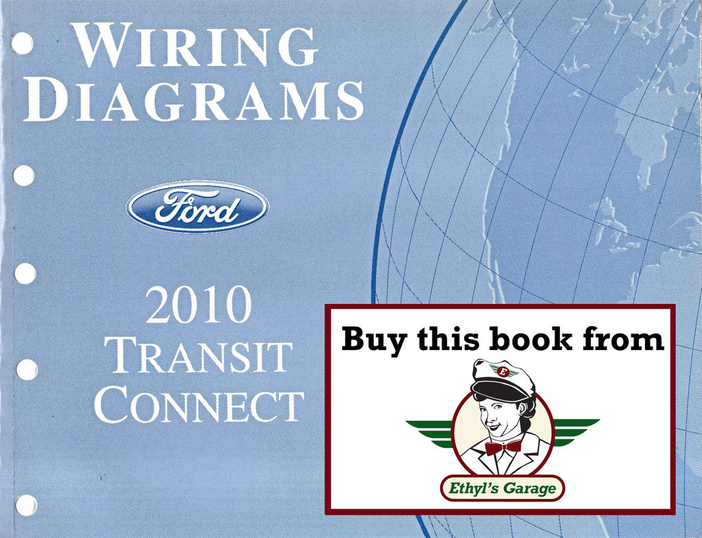 2010 Ford Transit Connect Factory Electrical Wiring Diagrams Manual