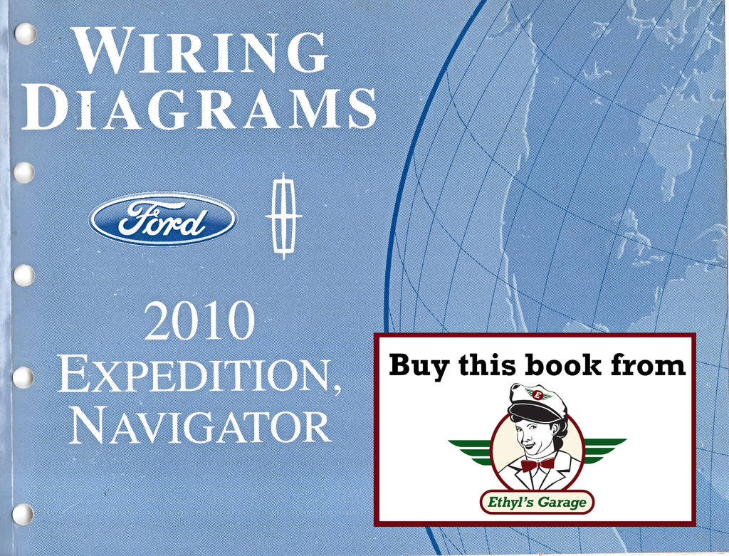 2010 Ford Expedition, Lincoln Navigator Factory Electrical Wiring Diagrams Manual