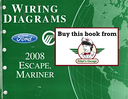 2008 Ford Escape, Mercury Mariner Factory Electrical Wiring Diagrams Manual