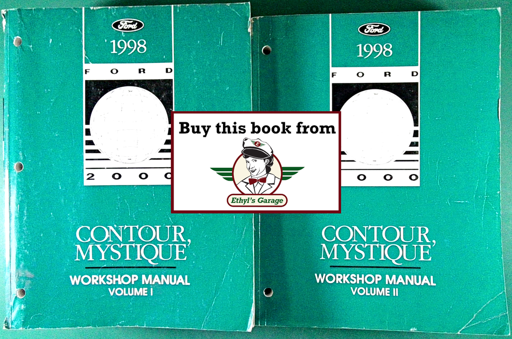1998 Ford Contour, Mercury Mystique Factory Workshop Service Manual Set