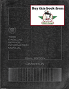 1986 Cadillac Cimarron Factory Shop Repair Service Manual