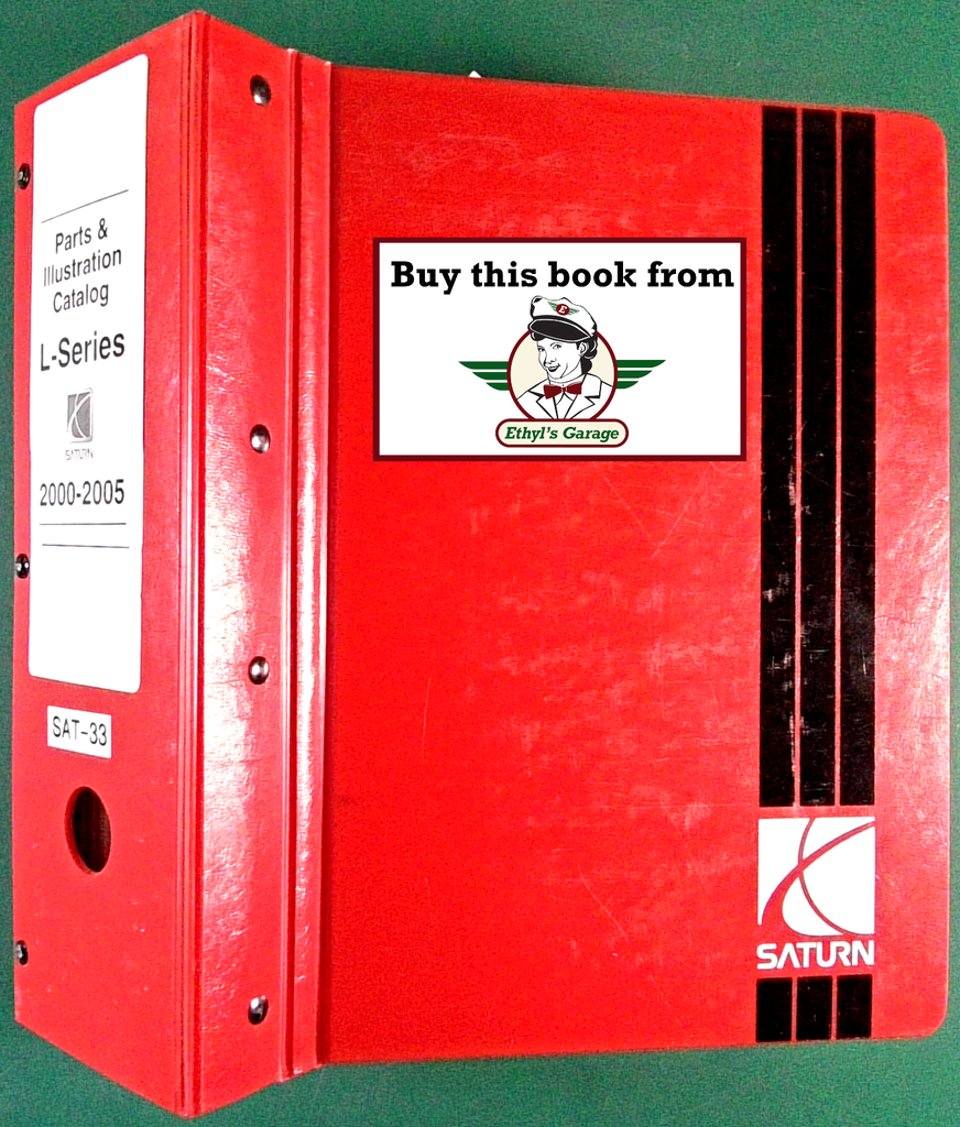 2000 2001 2002 2003 2004 2005 Saturn L-Series Factory Parts & Illustration Catalog