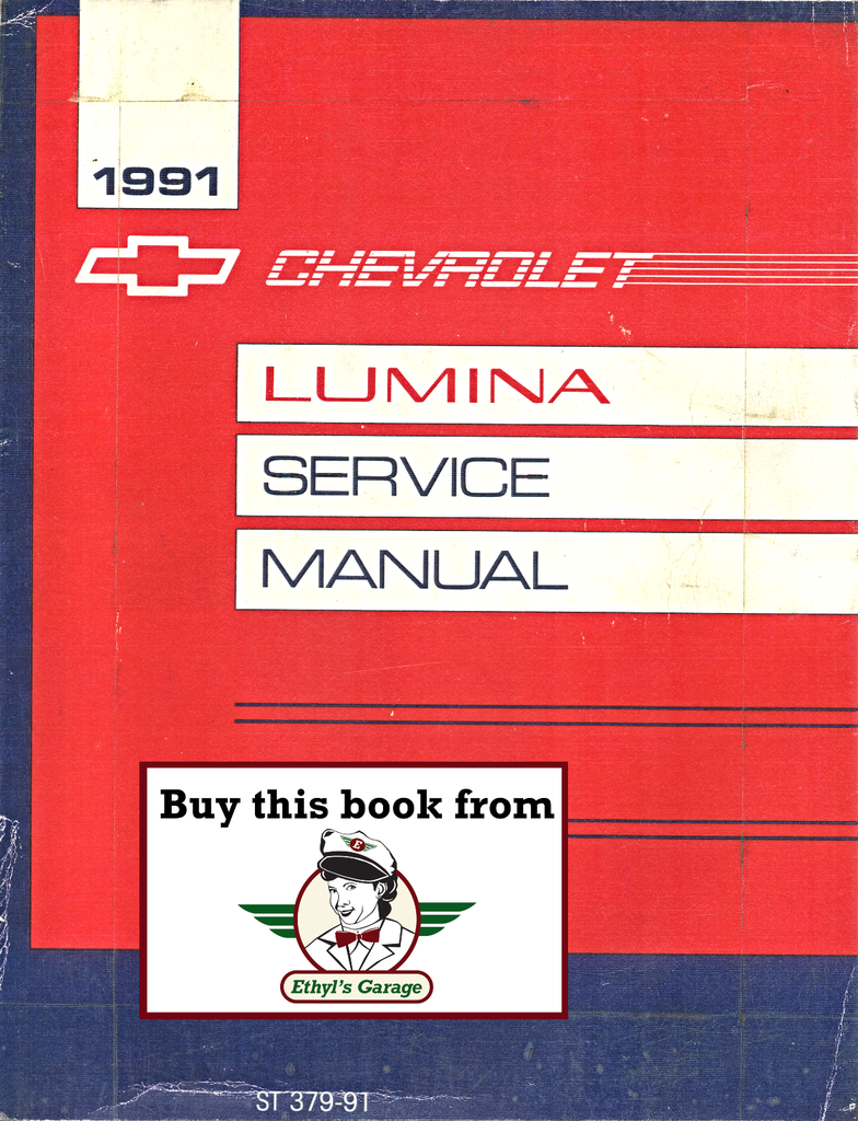 1991 Chevrolet Lumina Factory Shop Repair Service Manual
