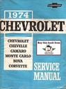 1974 Chevrolet Passenger Car Chassis Repair Maintenance Shop Service Manual