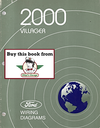 2000 Ford Mercury Villager Factory Electrical Wiring Diagrams Manual