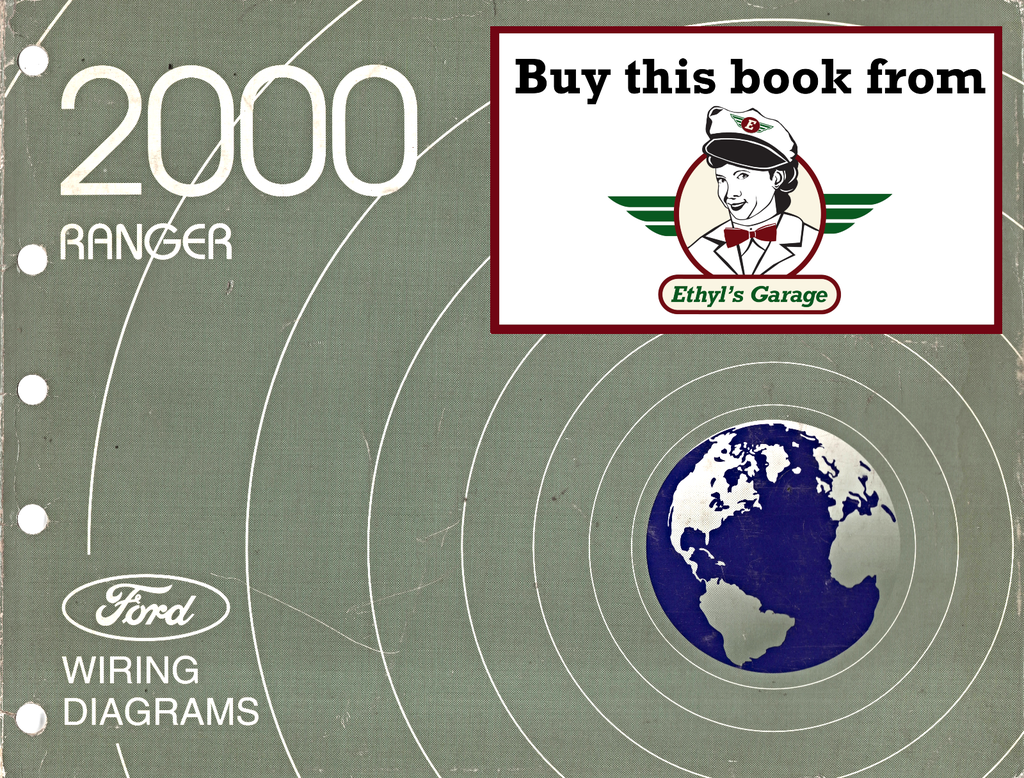 2000 Ford Ranger Factory Electrical Wiring Diagrams Manual