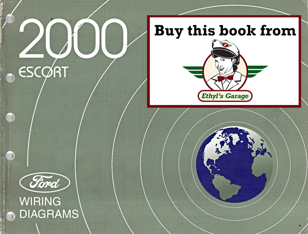 2000 Ford Escort Factory Electrical Wiring Diagrams Manual