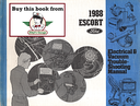 1988 Ford Escort & EXP Factory Electrical & Vacuum Troubleshooting Wiring Diagrams Manual EVTM