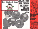 1989 Ford LTD Crown Victoria, Mercury Grand Marquis Factory Electrical & Vacuum Troubleshooting Wiring Diagrams Manual EVTM