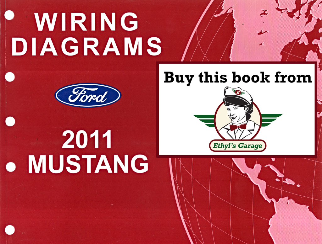 2011 Ford Mustang Factory Electrical Wiring Diagrams Manual