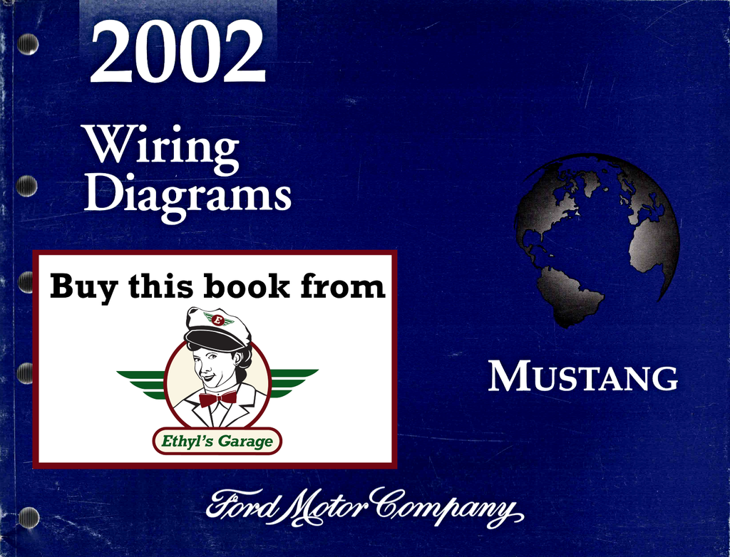 2002 Ford Mustang Factory Electrical Wiring Diagrams Manual