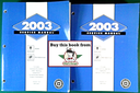 2003 Pontiac Aztek, Buick Rendezvous Factory Shop Repair Service Manual 2 Vol. Set