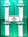 2003 GM Chevrolet Tahoe, Suburban & Avalanche; GMC Yukon & Denali; Cadillac Escalade ESV & EXT Factory Shop Repair Service Manual Set
