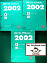 2002 Pontiac Grand Am, Oldsmobile Alero Factory Shop Repair Service Manual 3 Vol. Set