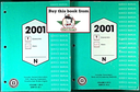 2001 Pontiac Grand Am, Oldsmobile Alero Factory Shop Repair Service Manual 2 Vol. Set  