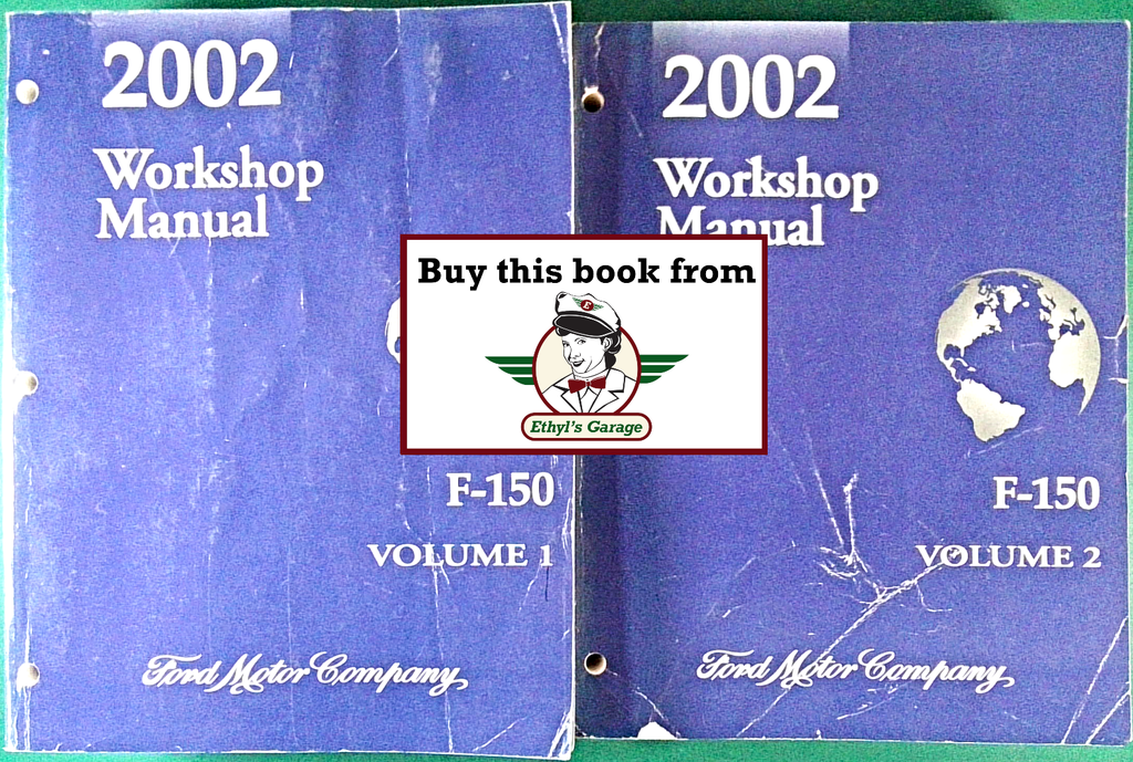 2002 Ford F-150 Factory Workshop Service Manual Set