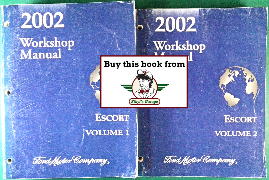 2002 Ford Escort Factory Workshop Service Manual Set