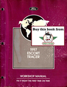 1997 Ford Escort, Mercury Tracer Factory Workshop Repair Service Manual
